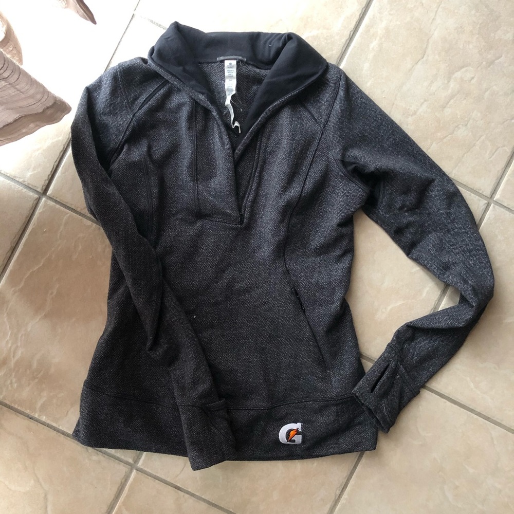Lululemon think fast pullover herringbone